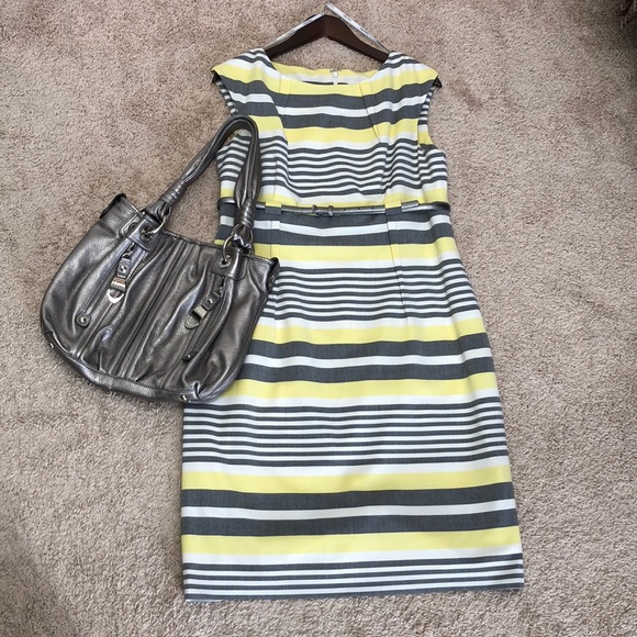 Calvin Klein Dresses & Skirts - ❤️Calvin Klein Sheath Dress striped pastel❤️